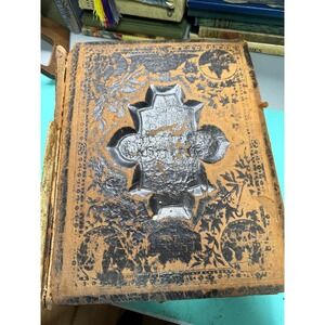 Antique 1892 German Family Bible A.J Holman Die Neue Illustrirte Familien Bibel